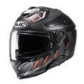 Produktbild: Motorradhelm HJC i71 Simo MC6HSF mit Sonnenblende Gr. XL MC6HSF Schwarz Orange