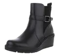Produktbild: Ital-Design Damen Freizeit Keilstiefelette (88577499) Keilabsatz/Wedge Stiefeletten in Schwarz