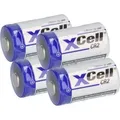 Produktbild: 4x Xcell Photobatterie Cr2 Lithium 3v 850mah Cr15h Cr15h270 Cr17355 Dlcr2 Cr15h270