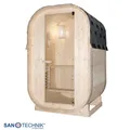 Produktbild: Sanotechnik LINDHOLM Außensauna Sauna für 1-2 Personen 128,2x120x194 cm Ofen