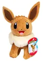 Produktbild: Pokémon Evoli (Eevee) Plüsch 20cm - offizielles PKW2386-20cm Kuscheltier