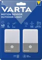 Produktbild: Varta LED Taschenlampe Motion Sensor, Outdoor Light 40lm, Twin Pack, exkl. 3x Batterie Alkaline AAA, Retail Blister 16634101402
