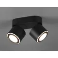 Produktbild: Trio - Led Deckenstrahler Taurus 2-flammig Schwarz, Breite 18cm