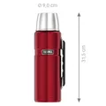 Produktbild: THERMOS® Isolierflasche Stainless King 1,2 l rot 4003.248.120