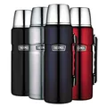 Produktbild: THERMOS Kanne King 1,2 Isolierflasche Flasche Isolierkanne Becher Drehverschluss Farbe: Cranberry