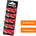 Produktbild: Camelion AG2 LR59 LR726 SR726W 396 1,5 V Knopfzellen Uhrenbatterien 10 Stück