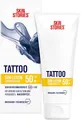 Produktbild: SKIN STORIES Sun Lotion LSF 50+ (100 ml), Tattoo-Farbschutz Sonnencreme mit InkGuard-Technology®, sehr hoher Tattoo Sonnenschutz mit Panthenol und Vitamin E gegen das Verblassen von Tattoo-Farben