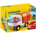 Produktbild: PLAYMOBIL 1.2.3 6774 Müllauto, Container zum Öffnen mit Zwei Öffnungen für Müll, ab 1,5 Jahren