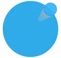 Produktbild: vidaXL Schutzplane, Runde Pool-Abdeckung PE Blau 488 cm