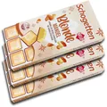 Produktbild: 3 er Pack Schogetten Blonde Mandel 3 x 100g Weiße Schokolade mit Karamell und Mandelstückchen