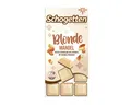 Produktbild: Schogetten Schokolade, Schogetten Blonde Mandel weiße Schokolade mit Karamel Packung 100g
