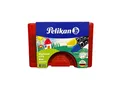 Produktbild: Pelikan Wachsmalstifte Wachsmaler Wachsmalkreide Etui Rot + Schaber 8 Stück NEU