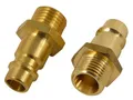 Produktbild: Druckluft-Anschluss Nippel 1/4 Zoll AG Norm NW 7.2 Stecknippel Pneumatik Fitting