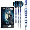 Produktbild: RED DRAGON Gerwyn Price Iceman Originals 23 Gram Professional Tungsten Darts Set with Flights and Stems