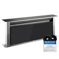 Produktbild: KKT KOLBE Downdraft Dunstabzug 90 cm | Tischabzug versenkbar | Dunstabzugshaube | Edelstahl | schwarzes Glas | Nachlaufautomatik | SensorTouch Bedienung | DRAFT865