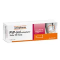 Produktbild: PVP-Jod-ratiopharm® Salbe: keimtötende Wirkung bei oberflächlichen Wunden, Verbrennungen, Entzündungen und Infektionen auf der Haut, mit Povidon-Iod, 100 g