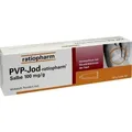 Produktbild: PVP-JOD-ratiopharm Salbe 100 g PZN 07260431