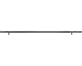 Produktbild: Gardinenstangen Set Innenlauf ausziehbar All in schwarz 120-210 cm Ø 17/21 mm
