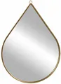 Produktbild: Wandspiegel OPHELIA, B 28,5 x H 39,3 cm, Goldfarben, Metallrahmen, Tropfenform