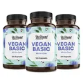 Produktbild: 3x 120 Kapseln Yes Vegan Complex - Vitamin B12 K2 D3 Eisen Zink Selen und Omega 3 vegan - speziell für Vegetarier und Vegan Supplements