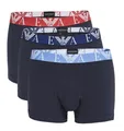 Produktbild: Emporio Armani Unterwäsche Boxershorts Trunk Stretch Cotton marineblau Herren - 3 Stück, Größe: XXL