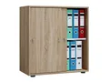Produktbild: VCM Büroschrank Lona (mit Schiebetüren, Sonoma-Eiche, L)