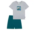 Produktbild: Schiesser Kurzer Kinder-Pyjama - Gr. 98 - grau