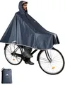 Produktbild: Anyoo Wasserdicht Radfahren Regen Poncho Portable Leichte Regenjacke Mit Kapuze Fahrrad Fahrrad Compact Regen Cape Wiederverwendbare Unisex für Backpacking Camping Outdoors,Einheitsgröße,Grau