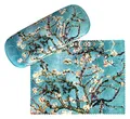 Produktbild: VON LILIENFELD Brillenetui Vincent van Gogh Mandelblüte Kunst Blumen Etui Brille Mikrofaser Brillenputztuch Brillenbox Stabiles Hardcase Set mit Stoff bezogen