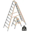 Produktbild: Stufenstehleiter Klappleiter Aluleiter TOPIC 1043 Layher - Girse