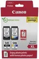 Produktbild: Canon Druckerpatrone PG-545XL/CL-546XL Photo Value Pack Original 2er-Pack Schwarz, Cyan, Magenta, Gelb 8286B011