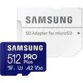 Produktbild: PRO Plus 512 GB microSDXC (2023), Speicherkarte blau, UHS-I U3, Class 10, V30, A2