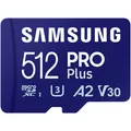 Produktbild: Samsung PRO Plus (512 GB, microSDXC, U3, UHS-I) (MB-MD512SA/EU)