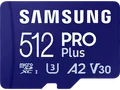 Produktbild: SAMSUNG PRO Plus (2023) mit SD-Adapter, Micro-SDXC Speicherkarte, 512 GB, 180 MB/s