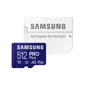 Produktbild: SAMSUNG Speicherkarte microSD PRO Plus 512 GB