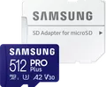 Produktbild: SD MicroSD Card 512GB Samsung SDXC PRO Plus (2023)(CL10)
