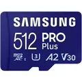 Produktbild: MicroSDXC-Speicherkarte pro Plus (2023) 512GB inkl. Adapter - Samsung