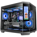 Produktbild: Mars Gaming MC-3TCORELCDM Micro-ATX Gaming-Gehäuse, anpassbarer 7,2