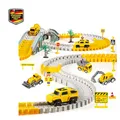 Produktbild: 260 Stück Autorennbahn Rennbahn 6 Fahrzeuge Bagger Spielzeug für Kinder