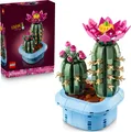 Produktbild: LEGO Botanicals Blühender Kaktus - Kunstblumen Set mit Topfpflanzen mit 2 Kakteen & künstlichen Blüten - DIY Deko Bastelset - Geschenk für Mädchen ab 9 Jahren & erwachsene Pflanzenfans - 11509