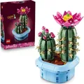 Produktbild: LEGO Botanicals Blühender Kaktus - Kunstblumen Set mit Topfpflanzen mit 2 Kakteen & künstlichen Blüten - DIY Deko Bastelset - Geschenk für Mäd... - Bronze