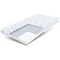 Produktbild: FDM Kindermatratze, Hellblau, Kunststoff, Textil, Animalprint, H2 + H3, Füllung: Kaltschaum, Rechteckig, 90x180 cm, Oeko-Tex® Standard 100, atmungsaktiv, Bezug abnehmbar/waschbar, wendbar, Wendematratze, Schlafzimmer, Matratzen Shop, Matratzen, Jugend- & Kindermatratzen