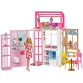 Produktbild: Mattel HCD48 - Barbie - Spielset, Haus komplett eingerichtet, Puppe mit Zubehör