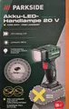 Produktbild: Parkside 20V Akku-LED-Handlampe »PLHLA 20 Li A1«