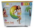 Produktbild: Intex 58202 Schwimmreifen Color 119cm Schwimmring mit 2 Luftkammern & Griffe NEU