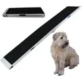 Produktbild: Trutzholm ® - Trutzholm Hunderampe Klappbar 183 Cm Traglast 180 Kg Alu Grau Schwarz Beschichtet Tierrampe