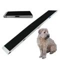 Produktbild: TRUTZHOLM Hunderampe klappbar 183 cm Traglast 180 kg Alu grau schwarz beschichtet Tierrampe Tasche