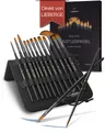 Produktbild: Pinselset | 12 Pinsel | Acrylpinsel / Aquarellpinsel – Direkt von LIEBERGE