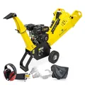 Produktbild: BAMATO Holzhäcksler HACK-100 Benzinhäcksler 100mm 4,1kW 196ccm 93kg