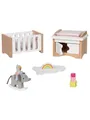 Produktbild: Goki Wooden Doll Furniture Baby Room 12 pieces.